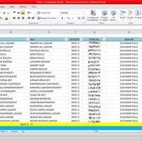 Data entry work