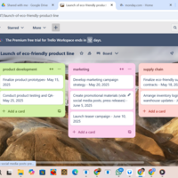 A Client's To-do-list on trello