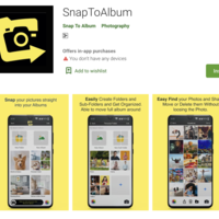 Snap to Album Android App