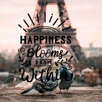 Happiness begins in the heart.