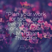 Graphic and quote for Instagram post for Tricia Sitemere