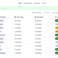 Airtable Client Invoice Tracker 