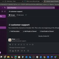 Slack Channel for Flavournest Business