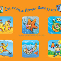 Illustrated memory cards 