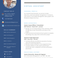 CV creation using Canva