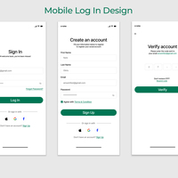 A Monbile Log-In Page