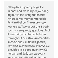 Customer positive review