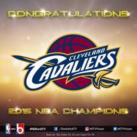 Cleveland Cavaliers 2016 NBA Champions congratulatory post