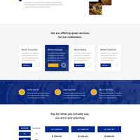 Bitcoin Website Design