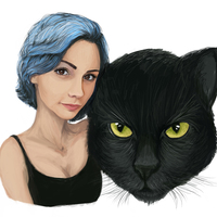 Kauana and her cat