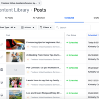 Creator Studio Scheduling