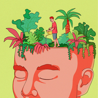 Artwork for the psychology book 