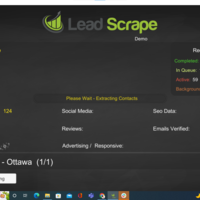Generated leads using lead scrape software 