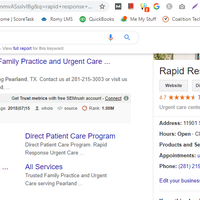 Urgentcarerr | Keywords Ranking