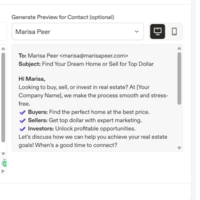 Sales and Marketing Outreach