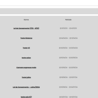 CMSP general gampaigns list screen