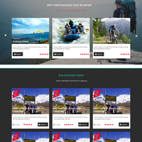 Mock Design for Travel and Tour operator agency