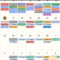 Calendar management 