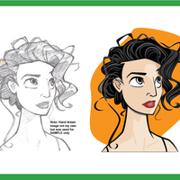 Image coloring using Adobe Illustrator