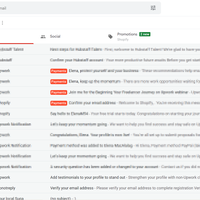 Email Handling I've done