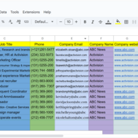 Data Entry on Goggle sheet