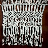 yarn craft sample for the final garment
