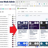 Davos Week 2025 Backend Data Entry
