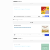 Social Media Post Scheduling through Buffer