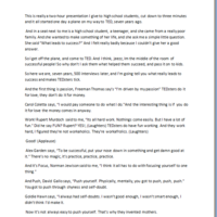 Transcription of 3 minute talk