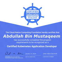 Certified Kubernetes Application Developer