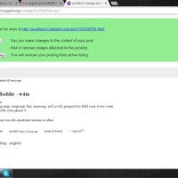 Craigslist add posting