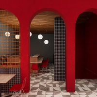 Render and 3D model for interior design