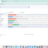 Email management; properly labeled 
