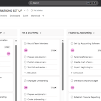Operational task management with Asana