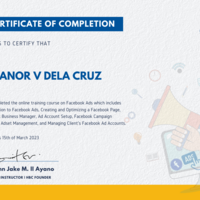 Facebook Ads Cert