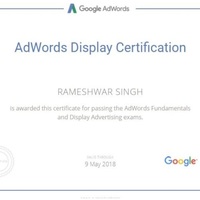Adwords display certification