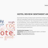 HOTEL REVIEW SENTIMENT ANALYSIS