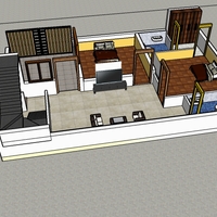 Internal presentation dwg. Back or rear side view