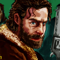 Rick grimes painting