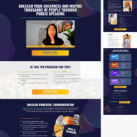 Landing Page for an Online Course
