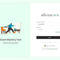 A Website Dashboard Landing Page