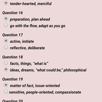 MBTI Quiz App 