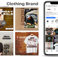 Clothing Brand Instagram Feed