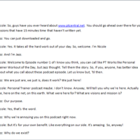 Video Transcription