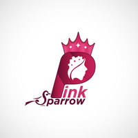 Pink Sparrow Logo Branding