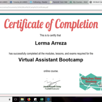 Bootcamp Certificate of Completion