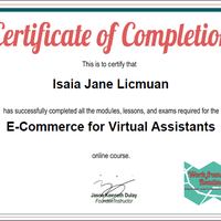 eCommerce VA Certificate