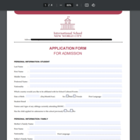 Fillable PDF Form 