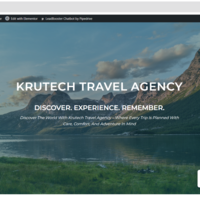 Welcome Page with a Pipe Drive ChatBot Integrated