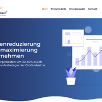Website for an Electricity Reseller